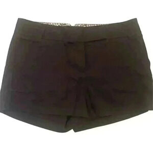 J. Crew Classic Chino Black Shorts 3 inch inseam Exc Con size 6